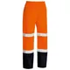 Bisley Workwear Taped Hi Vis Rain Shell Trouser Orange 4Xl