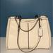 Coach Bags | Coach Madison Caroline Textured Leather Satchel - Ivory. New W/O Tags | Color: Cream | Size: Os