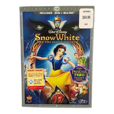 Disney Media | Disney Snow White And The Seven Dwarfs Dvd + Blu-Ray Diamond Edition 3-Disc Set | Color: Blue/Red | Size: 3 Disc Dvd + Blu-Ray