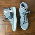 Nike Shoes | Euc Nike Blazer Rebel Mid Cool Grey Women’s Sz 8.5 | Color: Gray/Pink | Size: 8.5