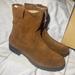 American Eagle Outfitters Shoes | American Eagle Outfitters Brown Suede Boots Sz 10 | Color: Brown | Size: 10