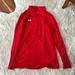 Under Armour Sweaters | Like New Under Armour Red Half Zip Up Sweatshirt Xs Women’s | Color: Red | Size: Xs