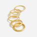 J. Crew Jewelry | J. Crew Dainty Gold Ring Set | Color: Gold | Size: Os