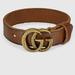 Gucci Jewelry | Gucci Engraved Double G Leather Bracelet Brand New In Box Sz. S | Color: Brown | Size: S