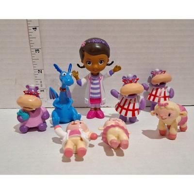 Disney Toys | Doc Mcstuffins Disney Figures Lambie Halle Stuffy Lot | Color: Pink | Size: Na