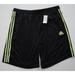 Adidas Shorts | Adidas Primeblue Men Sz 2xl Black/Lime Green Designed 2 Move 10” 3-Stripe Shorts | Color: Black/Blue/Green | Size: Xxl