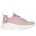 Skechers Women's BOBS Sport B Flex - Quick Pivot Sneaker | Size 6.5 | Blush Pink | Textile/Synthetic | Vegan