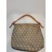 Dooney & Bourke Bags | Authentic Dooney & Bourke Brown Canvas Leather Handbag With Dust Bag | Color: Brown/White | Size: Os