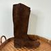 Madewell Shoes | Madewell Archive Boot Sueded Leather Chocolate Brown Knee High Pull On Neutral | Color: Brown | Size: 11