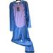 Disney Intimates & Sleepwear | Disney Womens One Piece Pajamas Eeyore Blue/Purple Zip Front Size S Nwt | Color: Blue/Purple | Size: S