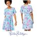 Lilly Pulitzer Dresses | Lilly Pulitzer Riegan Zanzibar Blue Party Princess Fit Flare Dress Size M $188 | Color: Blue | Size: M