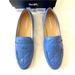 Coach Shoes | Coach Washed Chambray Women Heidi Loafer Shoes #Ck428 Size 9.5 | Color: Blue | Size: 9.5