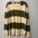 Levi's Sweaters | Levi’s Wide Striped Sweater Nwt | Color: Cream/Green | Size: L