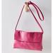 Free People Bags | Free People Nicola Crossbody Leather Bag Pink | Color: Pink | Size: Os