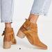 Free People Shoes | Free People Back Loop Leather Ankle Boot | Color: Tan | Size: 36