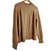 J. Crew Sweaters | J.Crew Wool Alpaca Blend Mockneck/Turtleneck Camel Relaxed Fit Sweater Sz Large | Color: Tan | Size: L