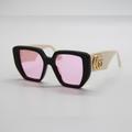 Gucci Accessories | New Gucci Sunglasses Gg0956s 002 Women White Pink Gucci Eyewear | Color: Pink/White | Size: Os