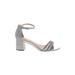 Nina Mule/Clog: Gray Marled Shoes - Women's Size 9 1/2