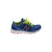 New Balance Sneakers: Activewear Platform Edgy Blue Color Block Shoes - Women's Size 8 - Round Toe