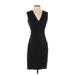 Ted Baker London Casual Dress - Sheath V Neck Sleeveless: Black Solid Dresses - Women's Size 4