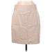 Banana Republic Casual Skirt: Tan Solid Bottoms - Women's Size 8 Petite