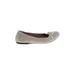 Kelly & Katie Flats: Gray Shoes - Women's Size 9 1/2 - Almond Toe