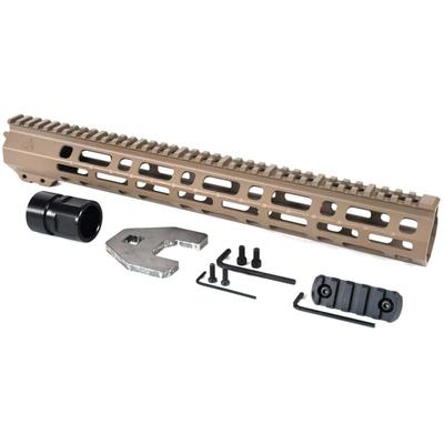 AT3 Tactical SPEAR M-Lok AR-15 Free Float Handguard 15 in FDE AT3-MLOK-15-FDE