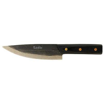 Watchfire Watchfire Stozer Butcher Knife w/Sheath 6.75in 7CR17MOV Black Pakka Wood Handle WF4001