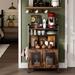 Extension Coffee Bar Cabinet Wood in Brown | 1 W in | Wayfair B0BP89RP81