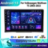 Android 13 Car Auto Stereo Multimedia Player Radio per Volkswagen VW Multivan T5 2003 - 2015 Android