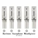 Metal Silver-Plated Baritone Sax Mouthpiece Saxophone Accessories Beginners Standard Mouthpiece Sax