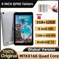 2025 Nuovo QP80 8 "Android 12 Tablet 3 GB di RAM 32 GB di ROM Tipo-C MTK8168 Quad Core 5.0MP + 13.0MP Bluetooth 5.0 4000 mAh 1280x800 Pixel