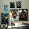 1pc Comics - Aquaman Jason Momoa Poster Papier druck Home Schlafzimmer Eingang Bar Cafe Kunst