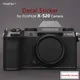 Fuji XS20 Camera Sticker Protective Film for Fujifilm X-S20 Camera Premium Decal Skin Anti-Scratch