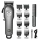 Magicful Professional Hair Clipper Hair Trimmer For Men Rechargeable Li-ion Battery Shaving