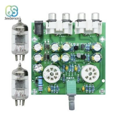 6J2 Rohr vorverstärker Bord Kopfhörer Power Verstärker Modul 6J2 Elektronische Ventil Preamp Galle Image