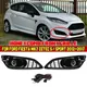 Honeycomb Car Front Bumper Fog Light Grille Grill For Ford Fiesta MK7 Zetec S Sport 2012-2017 Fog