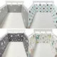 Baby Bed Thicken Bumpers Cotton Printed Cot Protector For Baby One-piece Crib Around Cushion Pillows