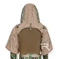 ROCOTACTICAL Army Sniper Coat Viper Hood Tactical Combat Sniper Suit Ghillie Suit Hood for Airsoft