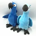 New Rio 2 Movie Cartoon Plush Toys 30cm Blue Parrot Blu & Jewel Bird Dolls Christmas Gifts For Kids