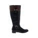 Karen Scott Boots: Black Solid Shoes - Women's Size 7 - Round Toe