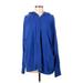 Danskin Now Zip Up Hoodie: Blue Tops - Women's Size 2X-Small