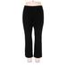 Eileen Fisher Dress Pants - Mid/Reg Rise Boot Cut Boyfriend: Black Bottoms - Women's Size X-Large