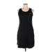 Columbia Active Dress - A-Line: Black Solid Activewear - Women's Size X-Large