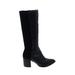 REPORT Boots: Black Solid Shoes - Women's Size 7 1/2 - Almond Toe