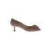 Manolo Blahnik Heels: Tan Shoes - Women's Size 4 1/2
