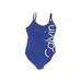 Calvin Klein One Piece Swimsuit: Blue Print Swimwear - Women's Size 6