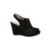 Sacha London Wedges: Black Shoes - Women's Size 6