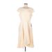 Gal Meets Glam Cocktail Dress - A-Line: Ivory Solid Dresses - New - Women's Size 12