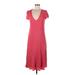 WAYF Casual Dress - Midi: Pink Dresses - Women's Size Medium